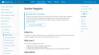 Docker Registry | Docker Documentation