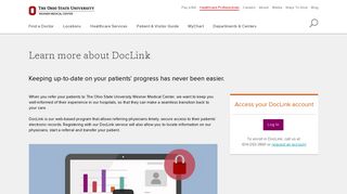 DocLink - Ohio State Wexner Medical Center - The Ohio State University