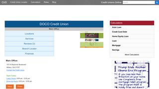 DOCO Credit Union - Albany, GA - Credit Unions Online