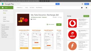 My Tata Docomo- Recharge, Bill - Apps on Google Play