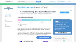 Access docs.titlemax.com. CustomerPortal