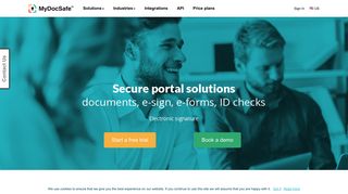 MyDocSafe - Secure onboarding solutions for professional services firms