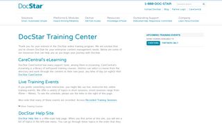 DocStar Training Center - Document Management Software Training