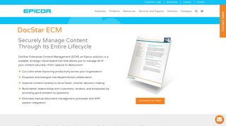 DocStar Enterprise Content Management (ECM) | Document ... - Epicor