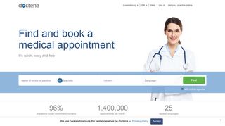 Doctena : book online with doctors, dentists or practitioners ...