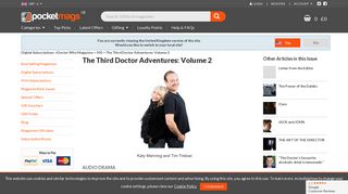 The Third Doctor Adventures: Volume 2 | Pocketmags.com