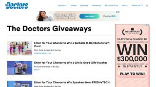 The Doctors Giveaways | The Doctors TV Show