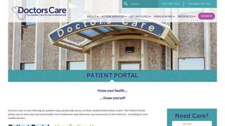 Patient Portal – Doctors Care