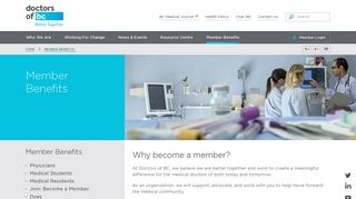 Member Benefits | Doctors of BC