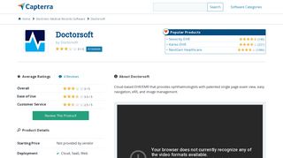 Doctorsoft Reviews and Pricing - 2019 - Capterra