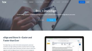 Box Integration with Docusign eSignature