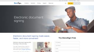 Electronic document signing | DocuSign
