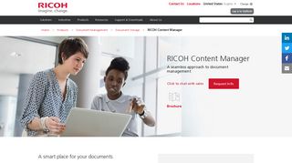 RICOH Content Manager Document Management Software | Ricoh USA