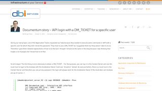 Documentum story - IAPI login with a DM_TICKET for a specific user ...