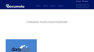 Changing Your Login Password | Documoto