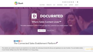 Docurated - Enterprise Sales Enablement Platform - Quark