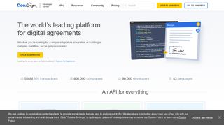 DocuSign Developer Center: API Reference, Guides, SDKs, Support