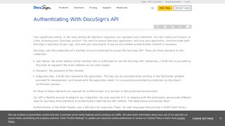 Authenticating With DocuSign's API | DocuSign