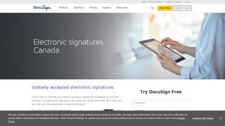 Electronic signatures Canada | DocuSign