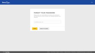 Forgot your password? - DocuSign