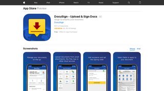 DocuSign - Upload & Sign Docs on the App Store - iTunes - Apple