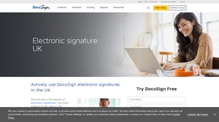 Electronic signature: UK | DocuSign