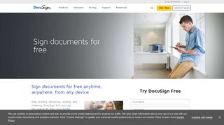 Sign documents for free | DocuSign