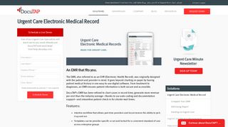 Urgent Care Electronic Medical Record | DocuTAP