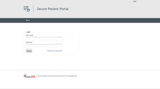 Login - Secure Patient Portal