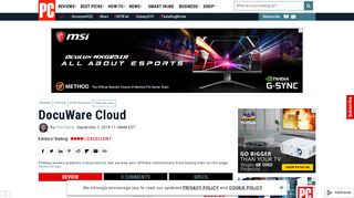 DocuWare Cloud Review & Rating | PCMag.com