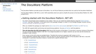 The DocuWare Platform