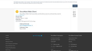 DocuWare Web Client | DocuWare