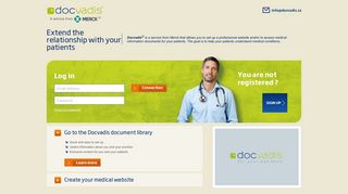 Docvadis® - login and create your own practice website