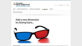 Lenders Digital Marketplace | DocVelocity