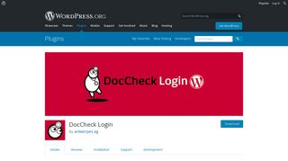 DocCheck Login | WordPress.org