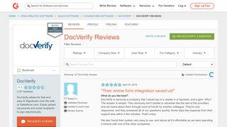 DocVerify Reviews 2019 | G2 Crowd