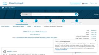 DOD Banner on SMA/WSA login screen - Cisco Community