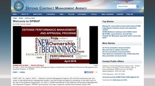 Welcome to DPMAP > Defense Contract Management Agency ...