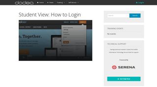 Student View: How to Login | DoDEA eLearning Portal
