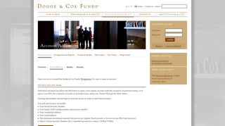 Dodge & Cox Funds : Invest With Us