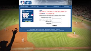MLB Extra Bases: Dodgers Login