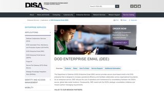 DISA: DOD Enterprise Email (DEE)