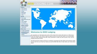 Welcome to DoD Lodging!
