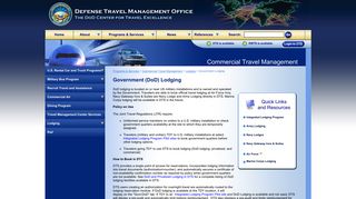 Government Lodging - Defense Travel Management Office