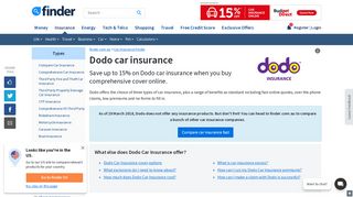 Dodo Car Insurance Policy Review 2019 | finder.com.au