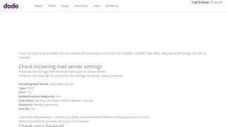 Unable to Receive Emails - Dodo Support