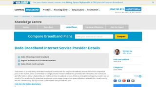 Dodo broadband internet service provider details | Compare Broadband