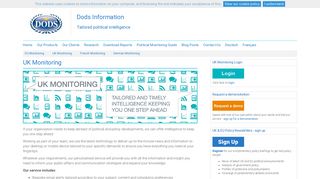 UK Monitoring | Dods Information