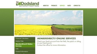 MemberDirect® Online Services - Dodsland Credit Union