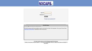 Employee Self-Service - NYCAPS ESS - NYC.gov